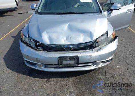 2012 Honda Civic Ex from USA, damaged, VIN 19XFB2F82CE366986